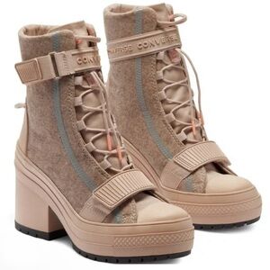 Converse Women's Black Ice Chuck Taylor All Star GR82 Chunky Platform Boots